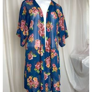 Matilda Jane floral sheer kimono
